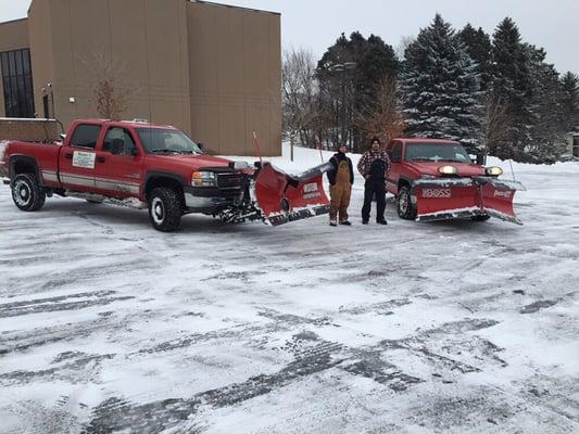 We offer snow removal for both commercial lots and residential driveways