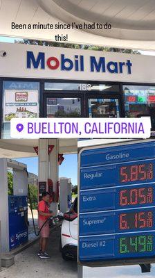 7.18.22 Filling up for dad