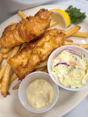 Beer Battered Haddock with Fries