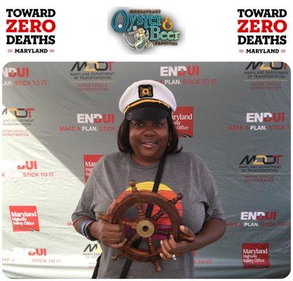 Maryland Transportation had nice props and was taking pictures for free. I decided to be a Captain so l could rock my ship lol.