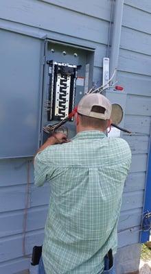 Working on a new panel