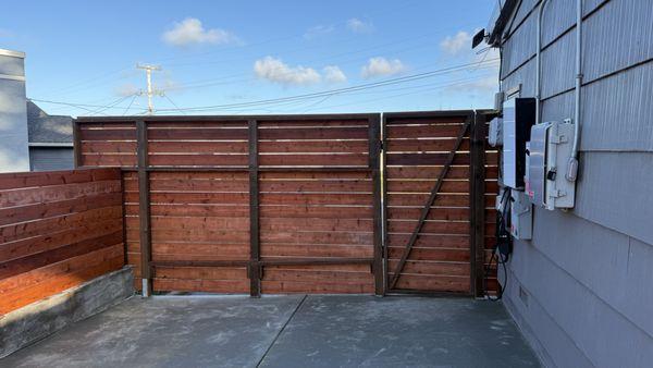 New front fence and door