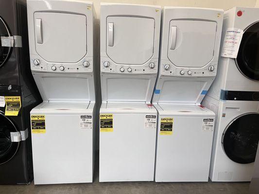 GE gas washer dryer tower