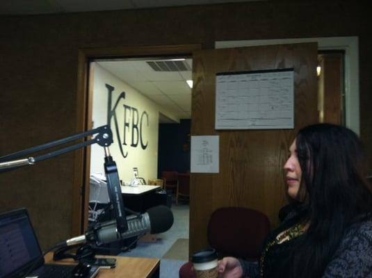 Our radio show on KFBC last Halloween