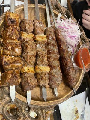 Beef Tenderloin, Beef / Lamb Lula, Lamb ribs