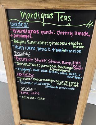 menu board