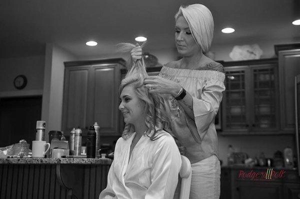 On sight wedding hair by Ashley