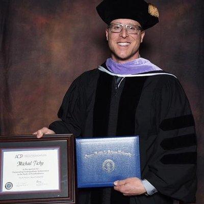 Dr. Tichy- Graduation day