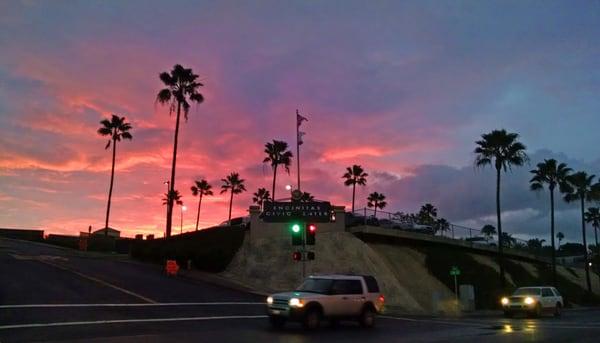 Sunrise over the Civic Center