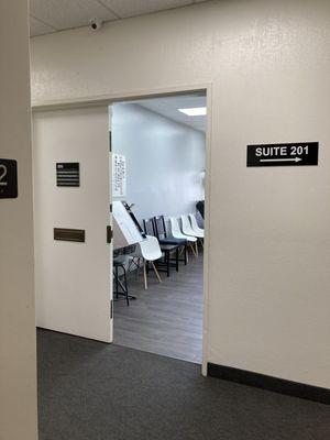 The office entrance!