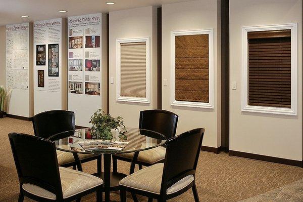 Naperville Design Center - Motorized Shades Display