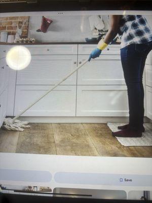 Shining house cleaning