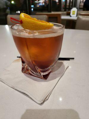 This may be the tastiest Old Fashioned I have had in the past decade. Absolutely lovely.