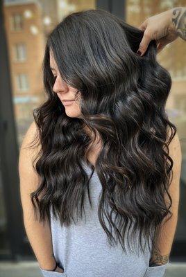 22" extensions with a color glaze