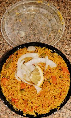 Vegetable Biryani $15.99 (06/19/25). @Balaji_Bhavan #JerseyCity @InTheJCHeights #IndianFood #FoodPorn