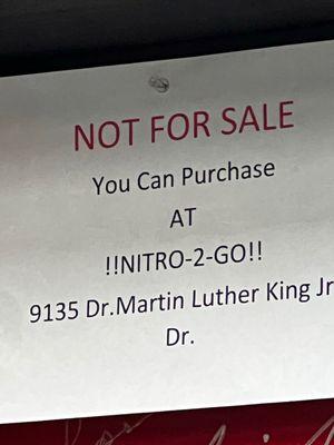 Nitro 2 Go Beverages