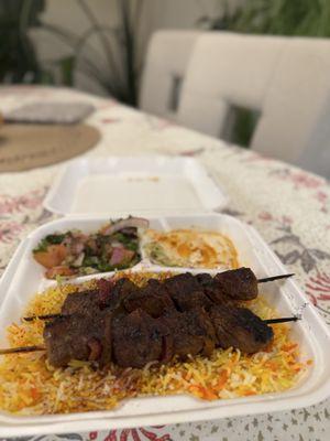 Lamb skewers