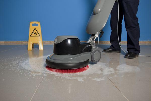 Scrub and wash floors. We have more that 20 years of experience doing this job.