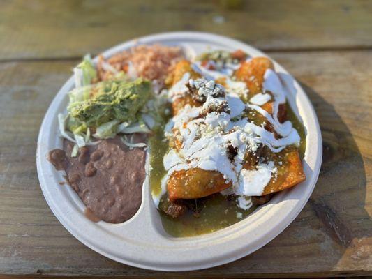 Enchiladas Verde