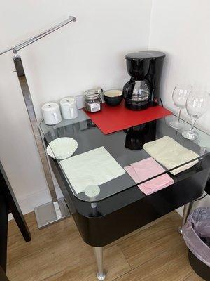 Coffee & wine station