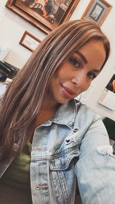 Brown based with highlights