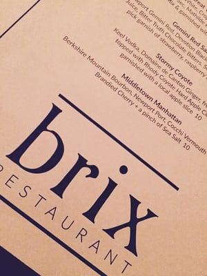 Brix Menu