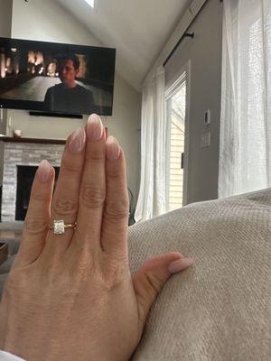 Amazing job! I have always done the traditional tips for a full set with my nails. Eros did their soft gels for me and I LOVE.