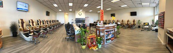 Tired of waiting? Com'on to us, with 20 pedicure chairs and 20+ tables, we'll get you in and out in no time!!