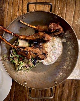 Lamb Harissa Lollipops