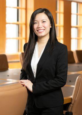 Attorney headshot, on-site