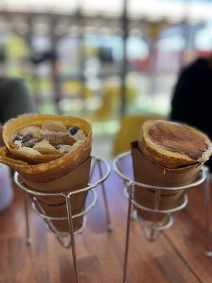 Cream Brûlée and Split Taro