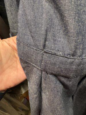 Overlapping seams and joinery