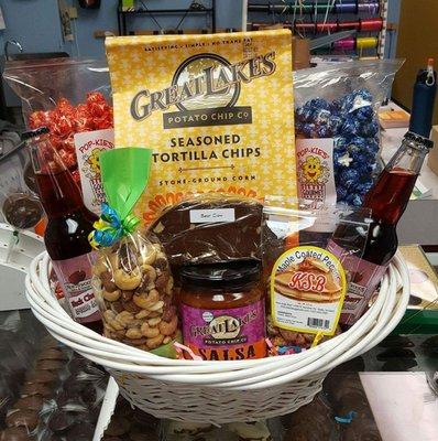 We love to make gift baskets to fit any price range or style!