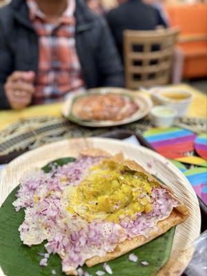 Onion Masala Dosa (Vegan)