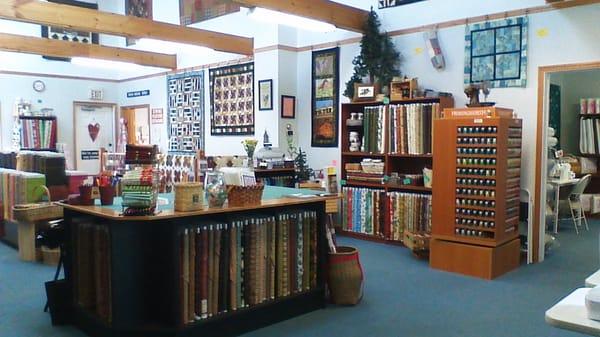 We are a Full Service Quilt Shop and Sewing Machine Sales & Repair Service.
