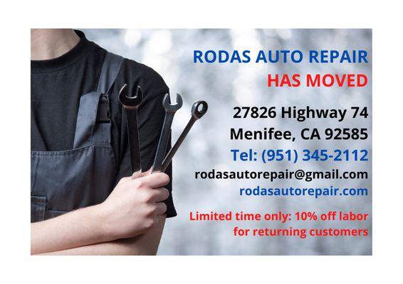 Contact info, update