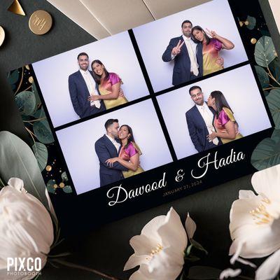Our personalized printouts are a perfect way to immortalize the joy of your wedding day