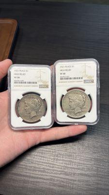 Numismatic coins