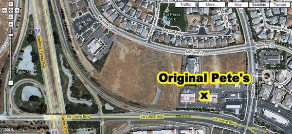 Original Pete's is on Elk Grove Blvd, near Highway 5