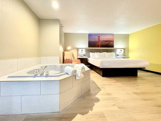 upgrade to our Jacuzzi suites