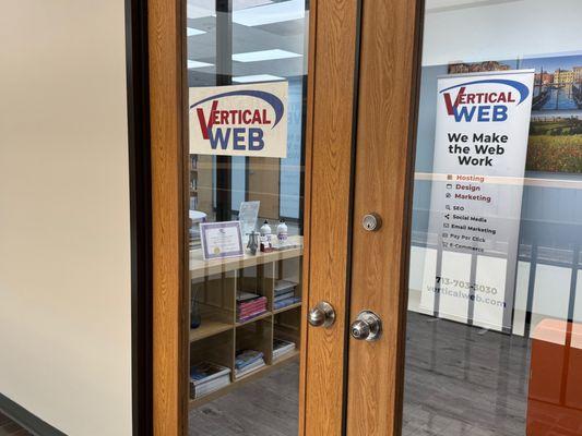 This is the entry into our offices. We are located inside the Trips 2 Italy office.