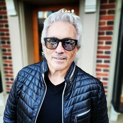 Ben wearing Born in Brooklyn sunglasses