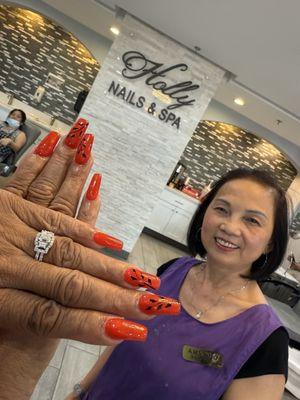 Kyle (not pictured) performed magic ...