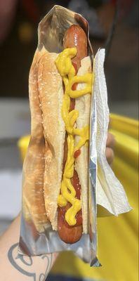 $5 Plain Hot Dog from Tan Chevere~ Our eldest devoured this big hot dog in minutes!!