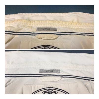 Have any dirty collars or stains? Bring them in and we'll take good care of it!