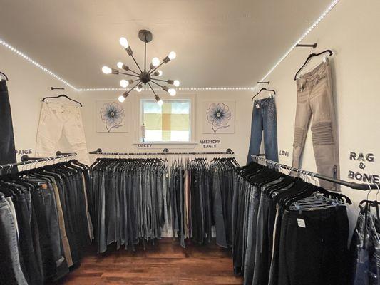 Large Selection Of Designer Jeans