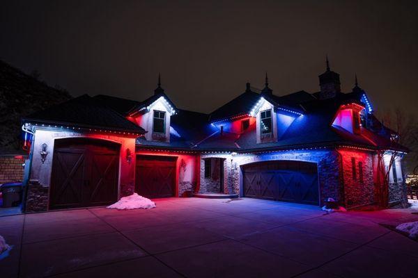 Permanent Holiday Lighting Install!