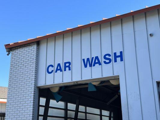 Exit side of car wash