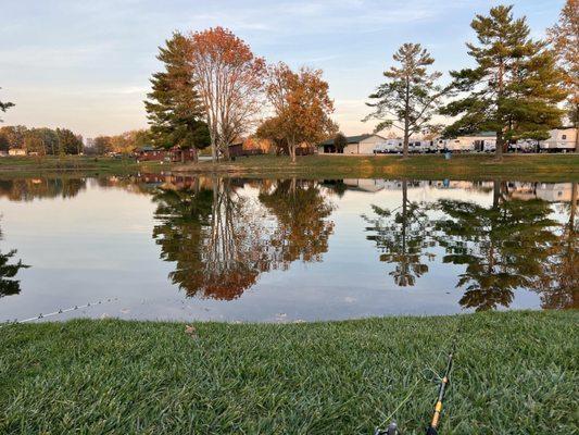 Campers pond