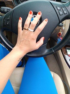 Always love my nails!!! With toes to match!! The jelly Pedi is EVERYTHING Thanks so much Mary!